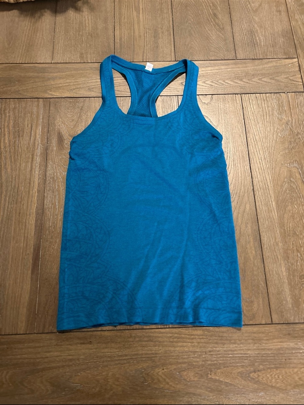 lululemon athletica Teal Racerback Tank Top